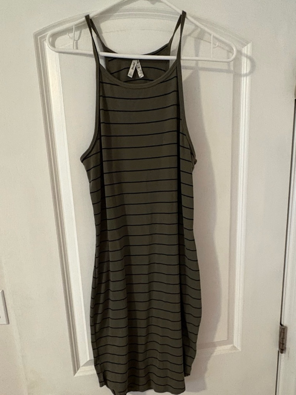 Mudd Olive Striped Dress